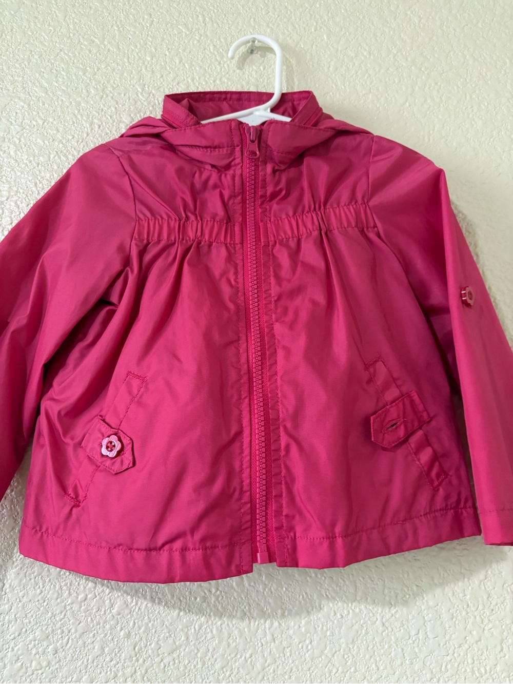 The Children's Place Hot Pink Hooded Raincoat